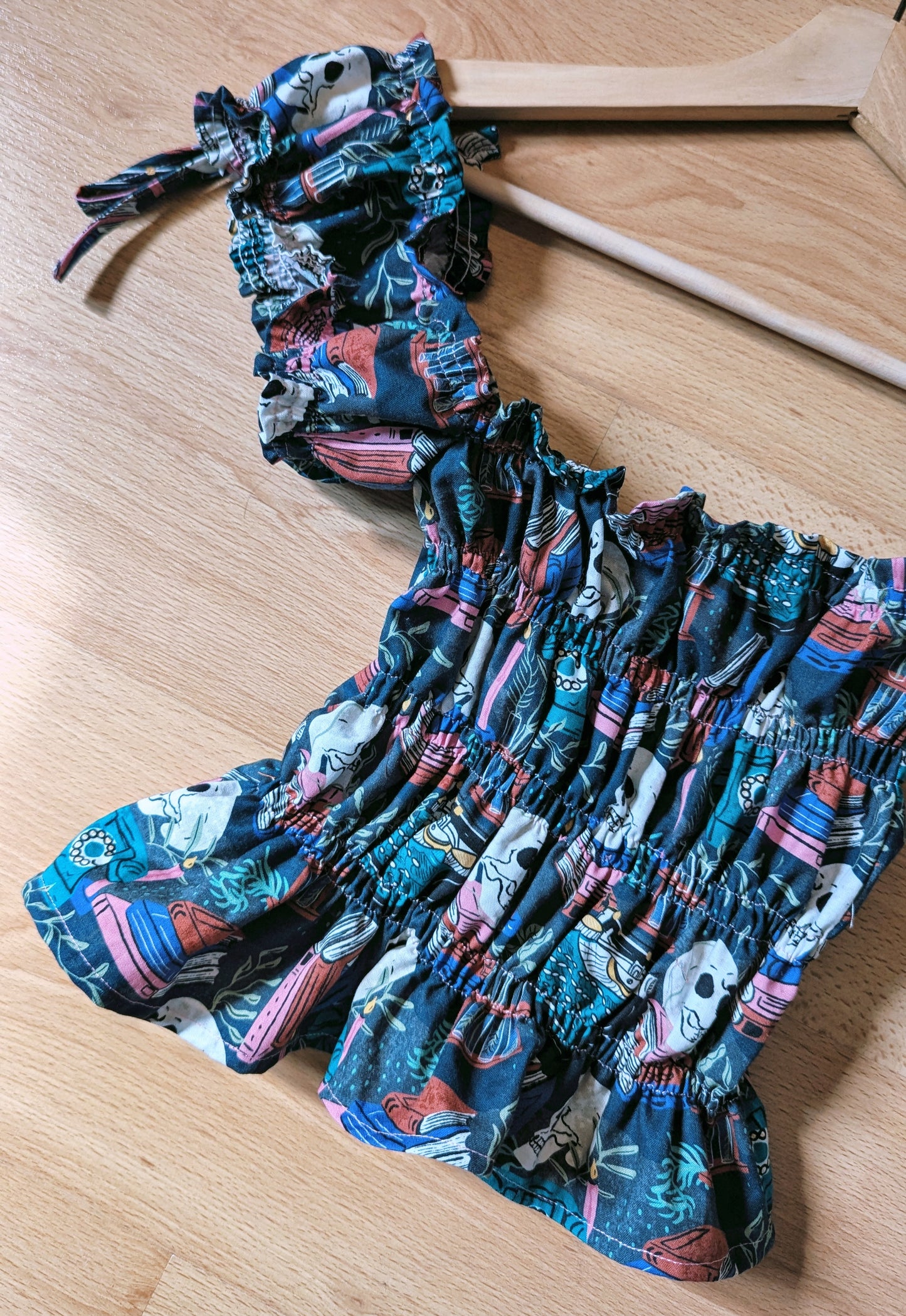 Premade True Crime Print Blouse