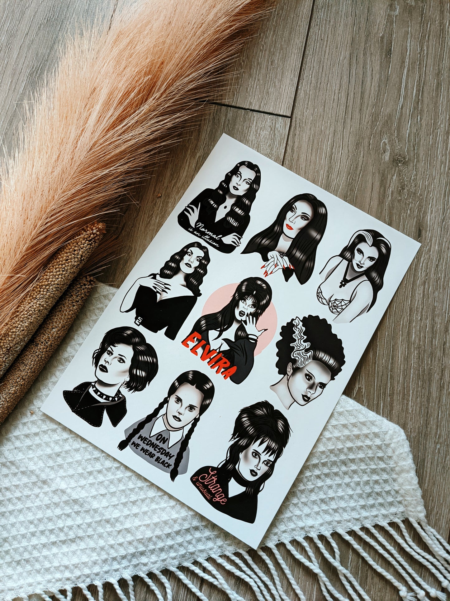 Goth Babes A4 Movie Art Print