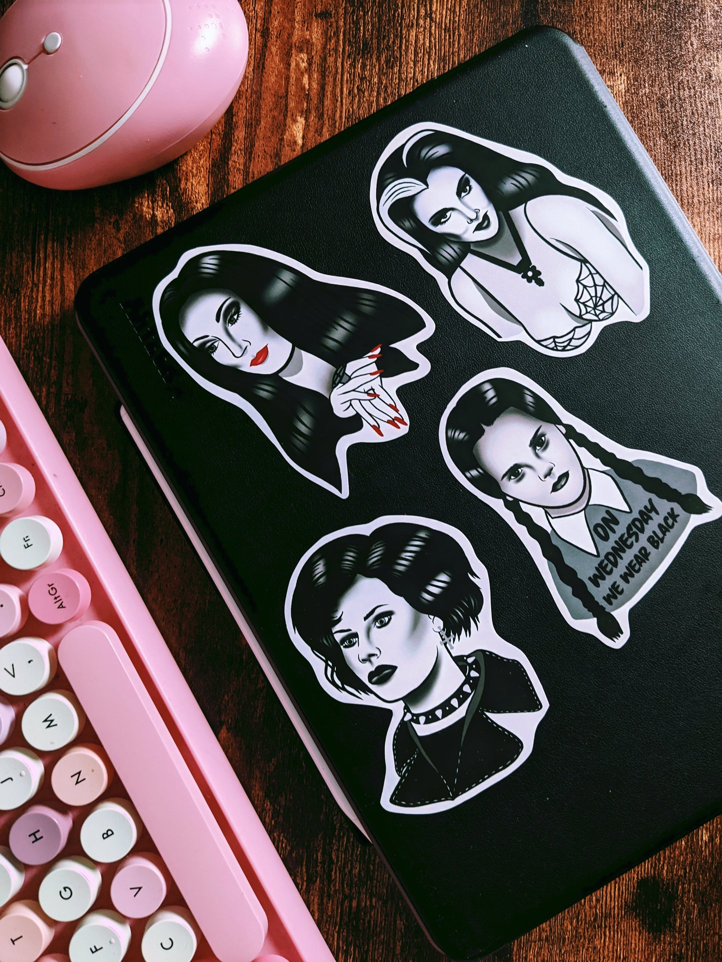 Goth Babes 90's/80's Movies Sticker Pack