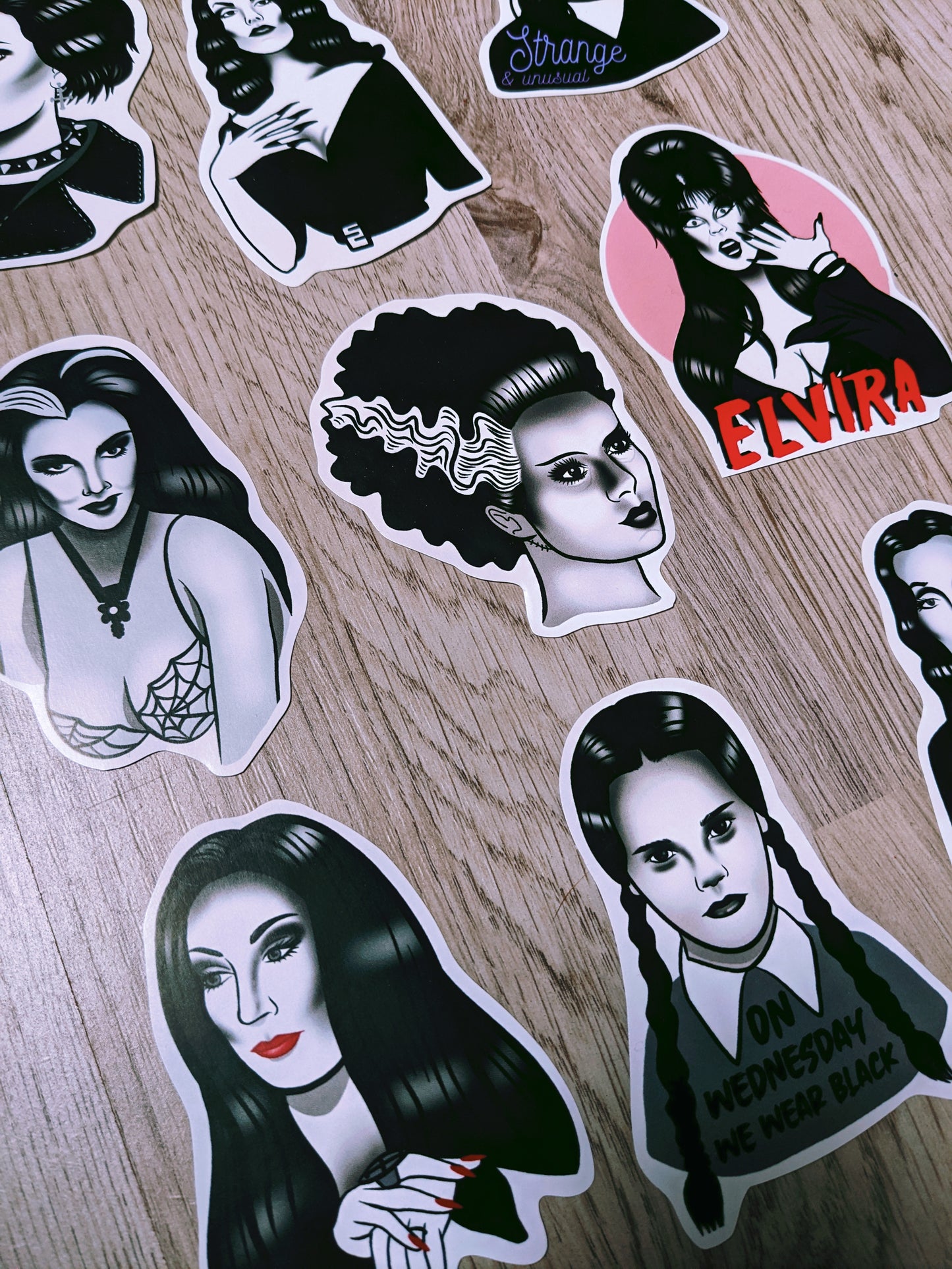 Goth Babes 90's/80's Movies Sticker Pack
