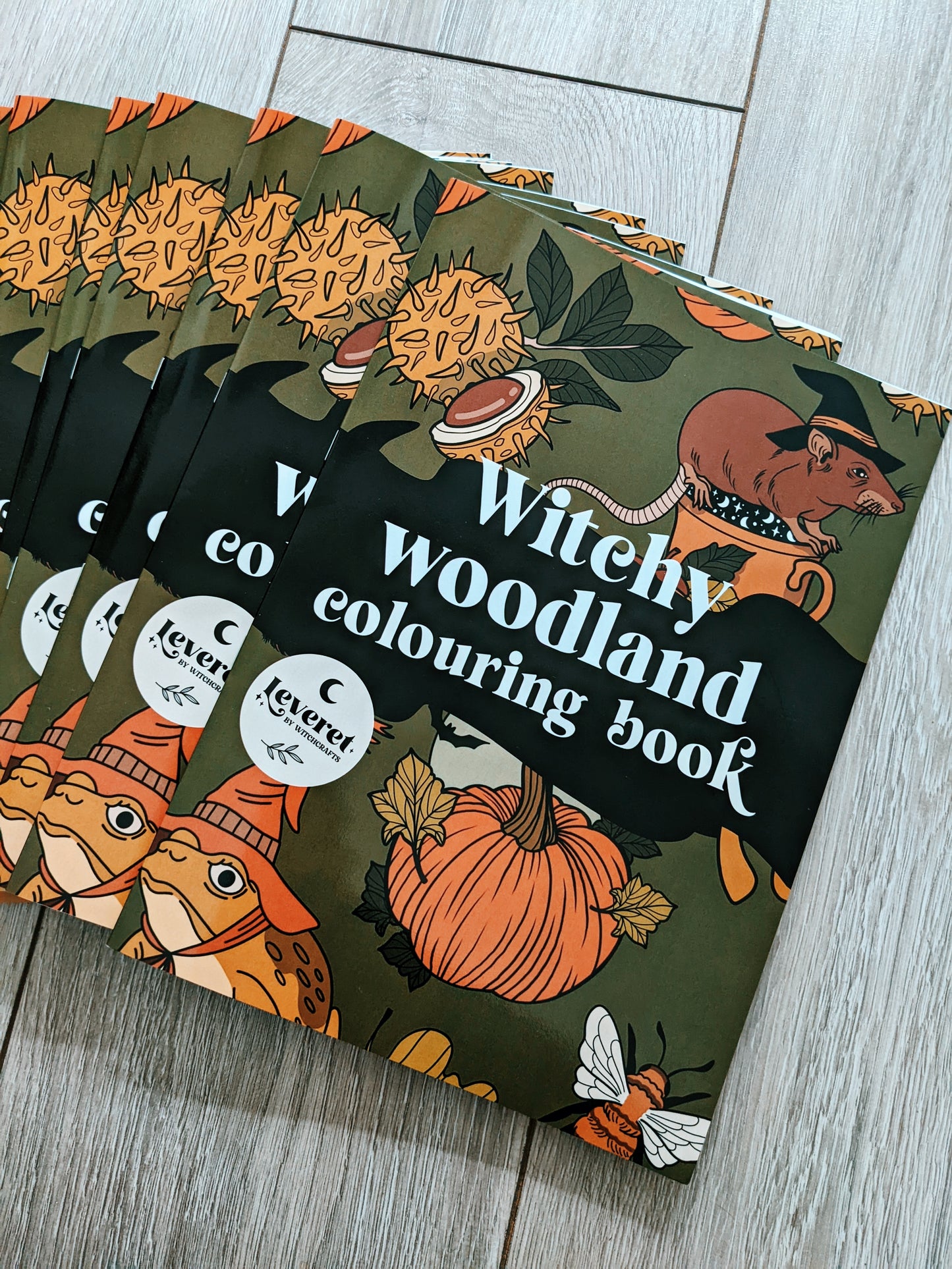 Witchy Woodland Colouring Book