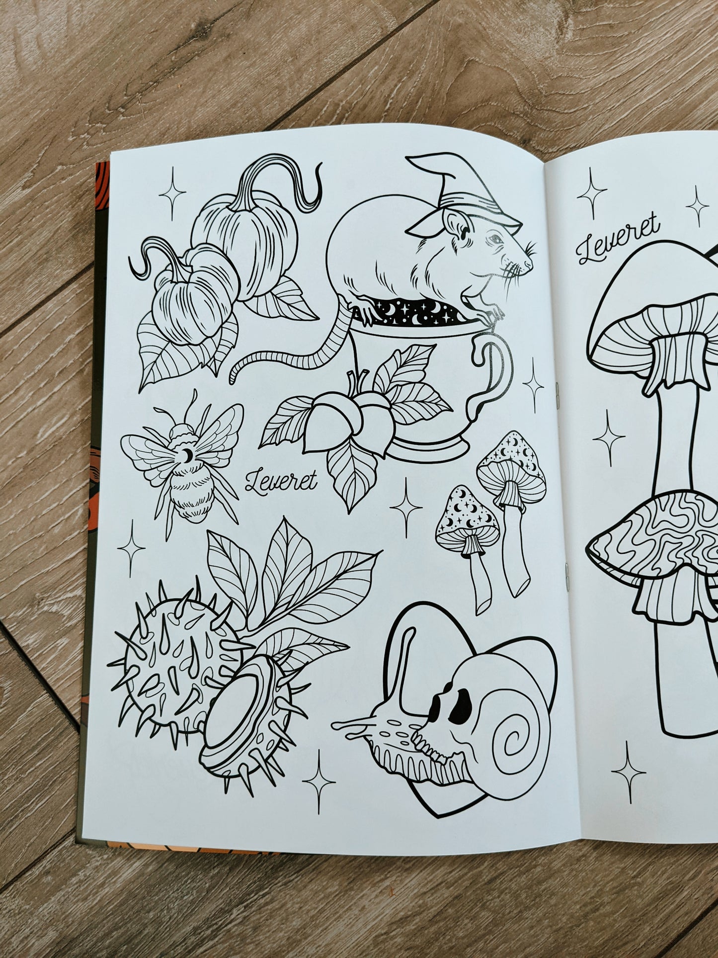 Witchy Woodland Colouring Book