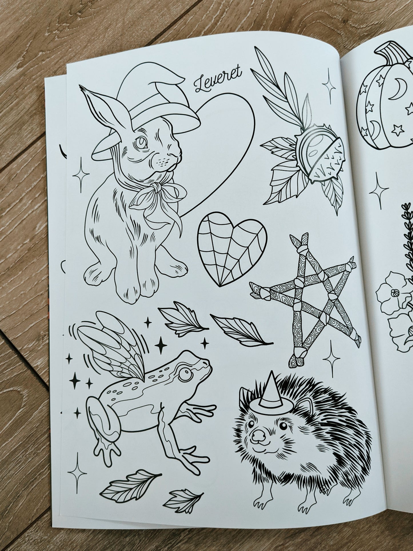 Witchy Woodland Colouring Book