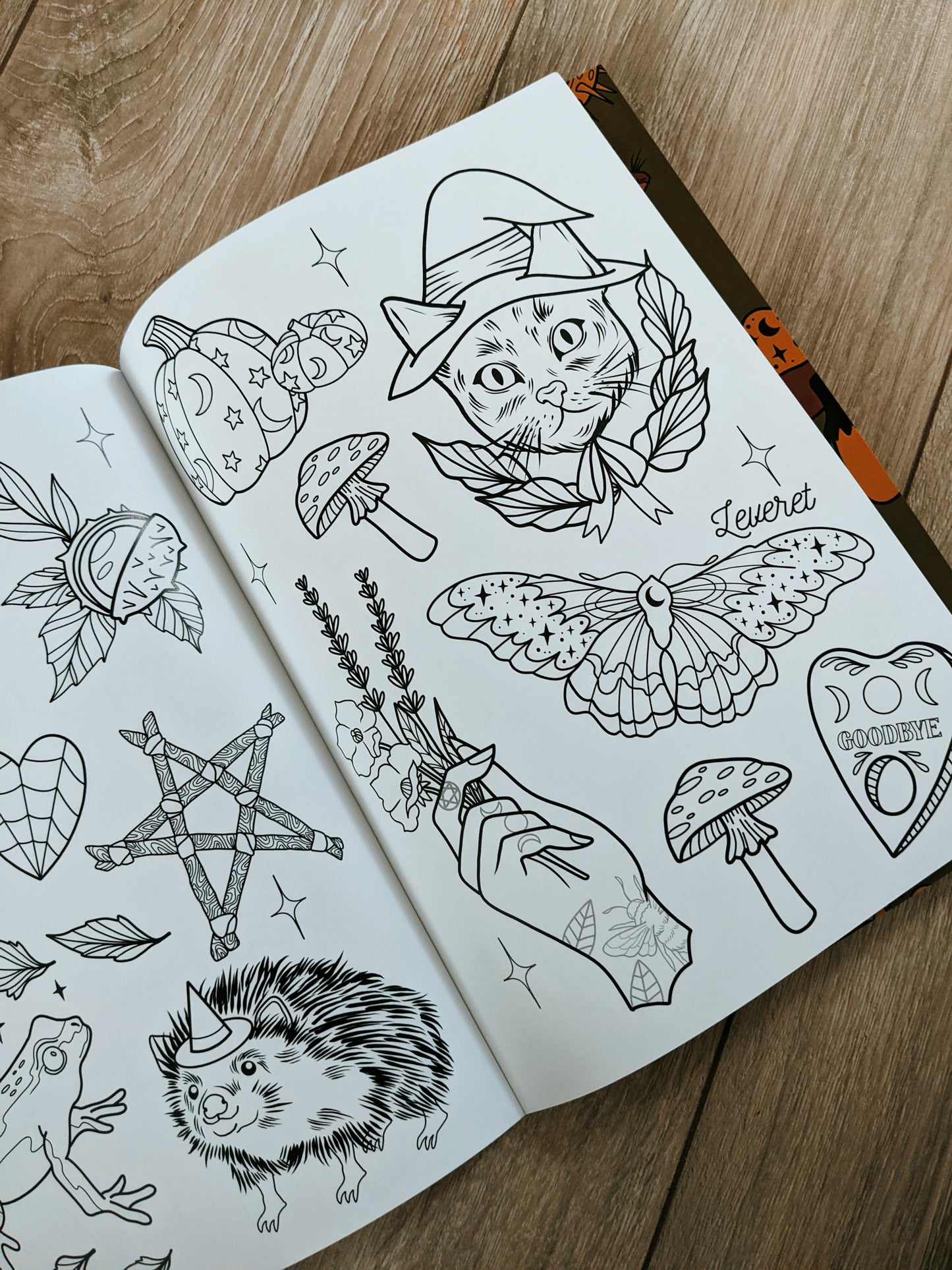 Witchy Woodland Colouring Book