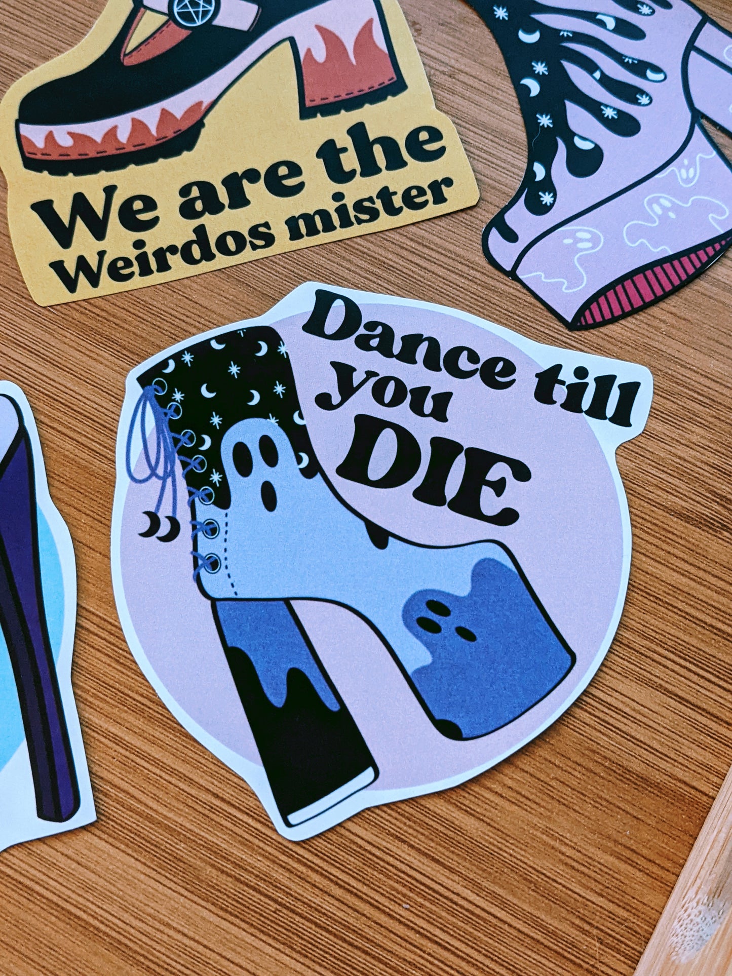 Spooky Boots Sticker Pack