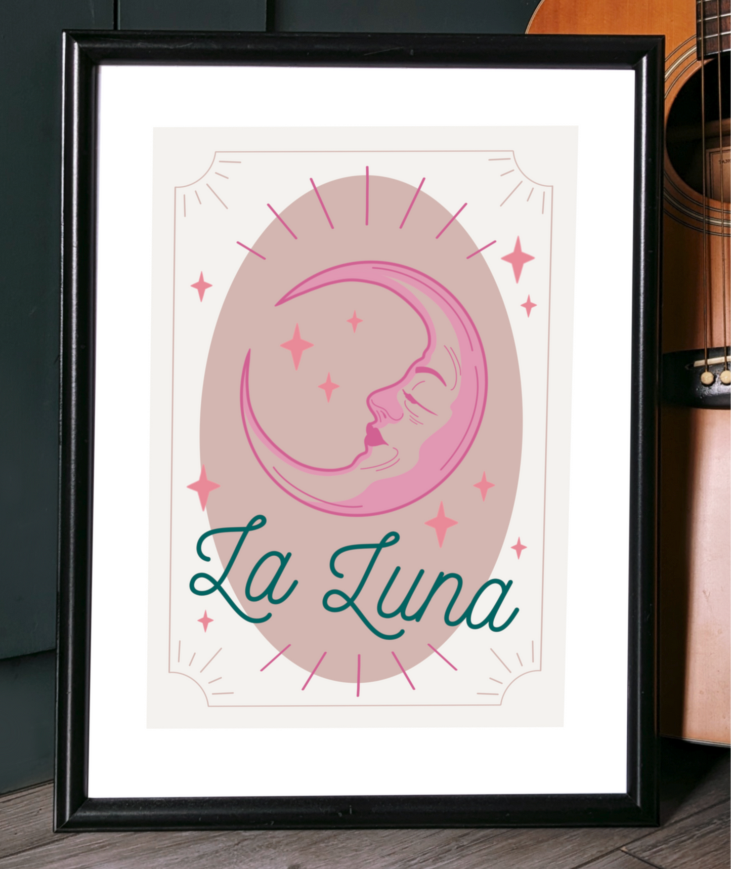 La Luna Tarot Style Art Print