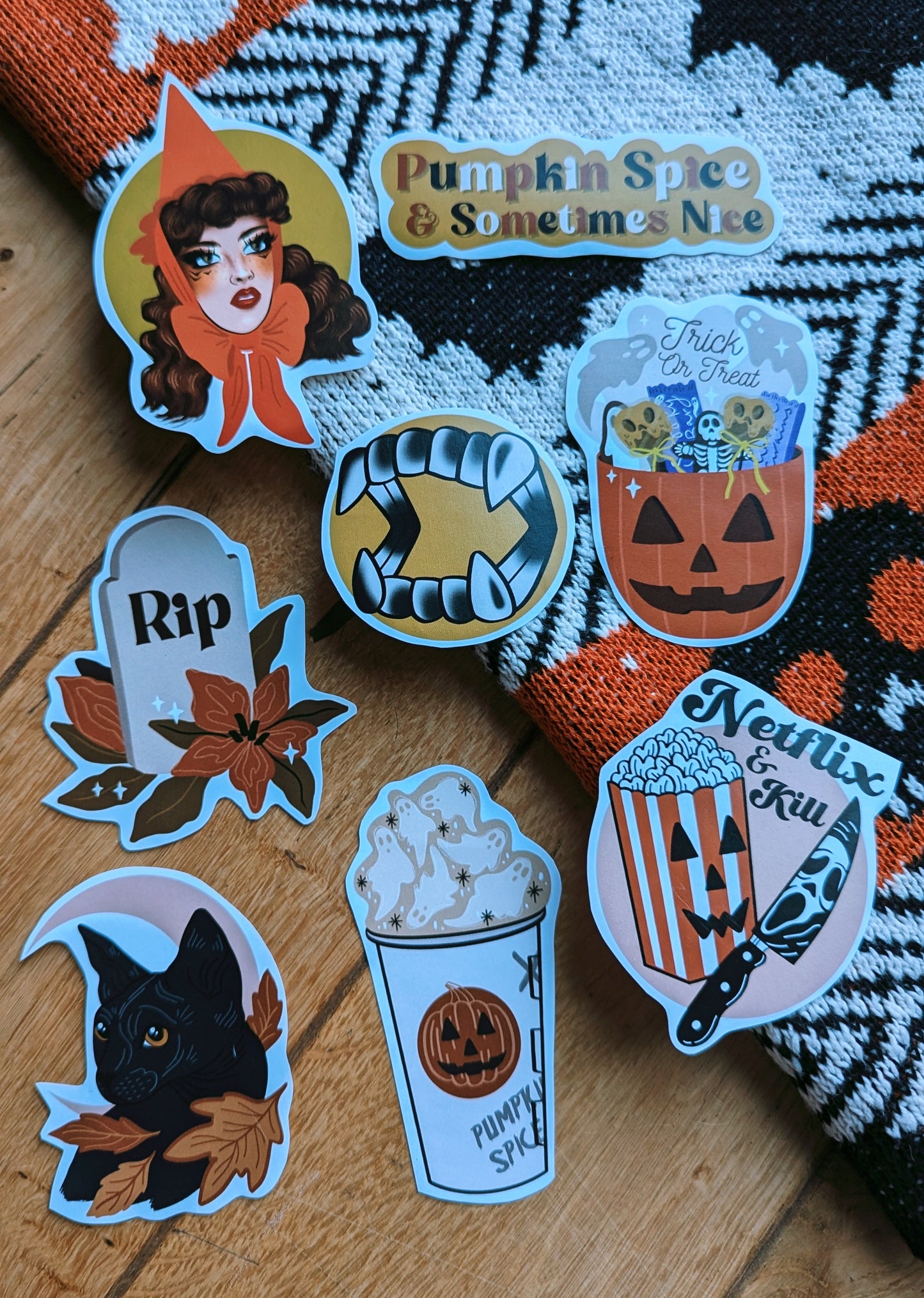 Autumn Fall Themed Sticker Pack