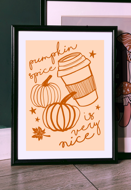 Autumn Pumpkin Spice Print