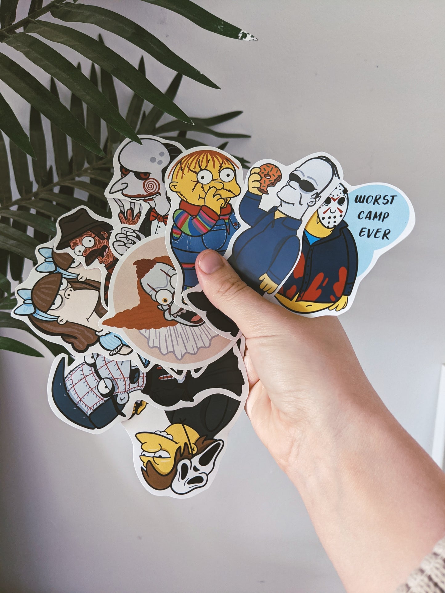 Horror x Simpsons Sticker Pack