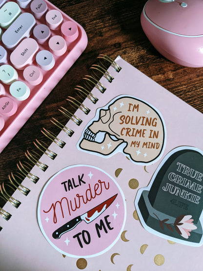 True Crime Stickerpack