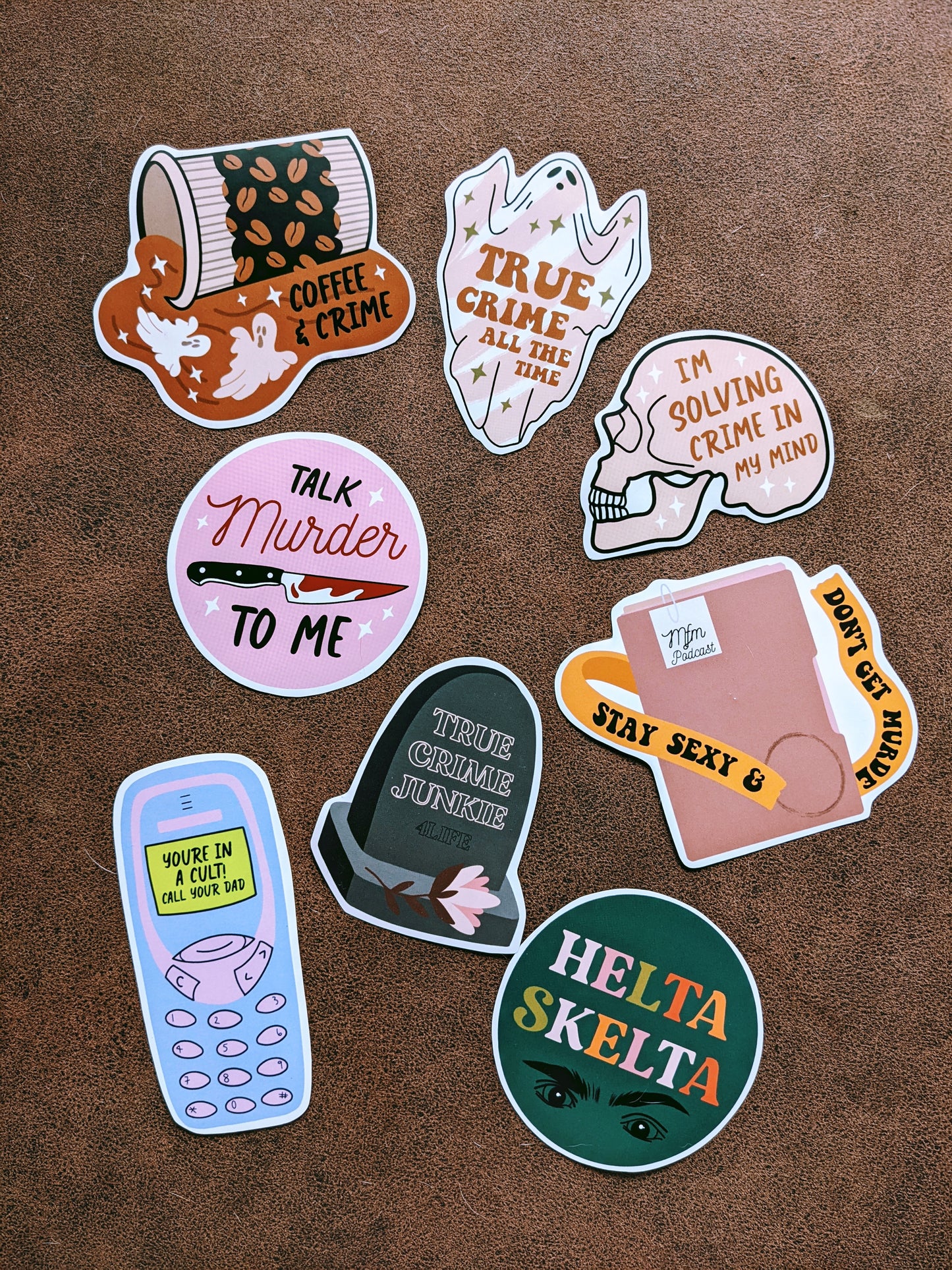 True Crime Stickerpack