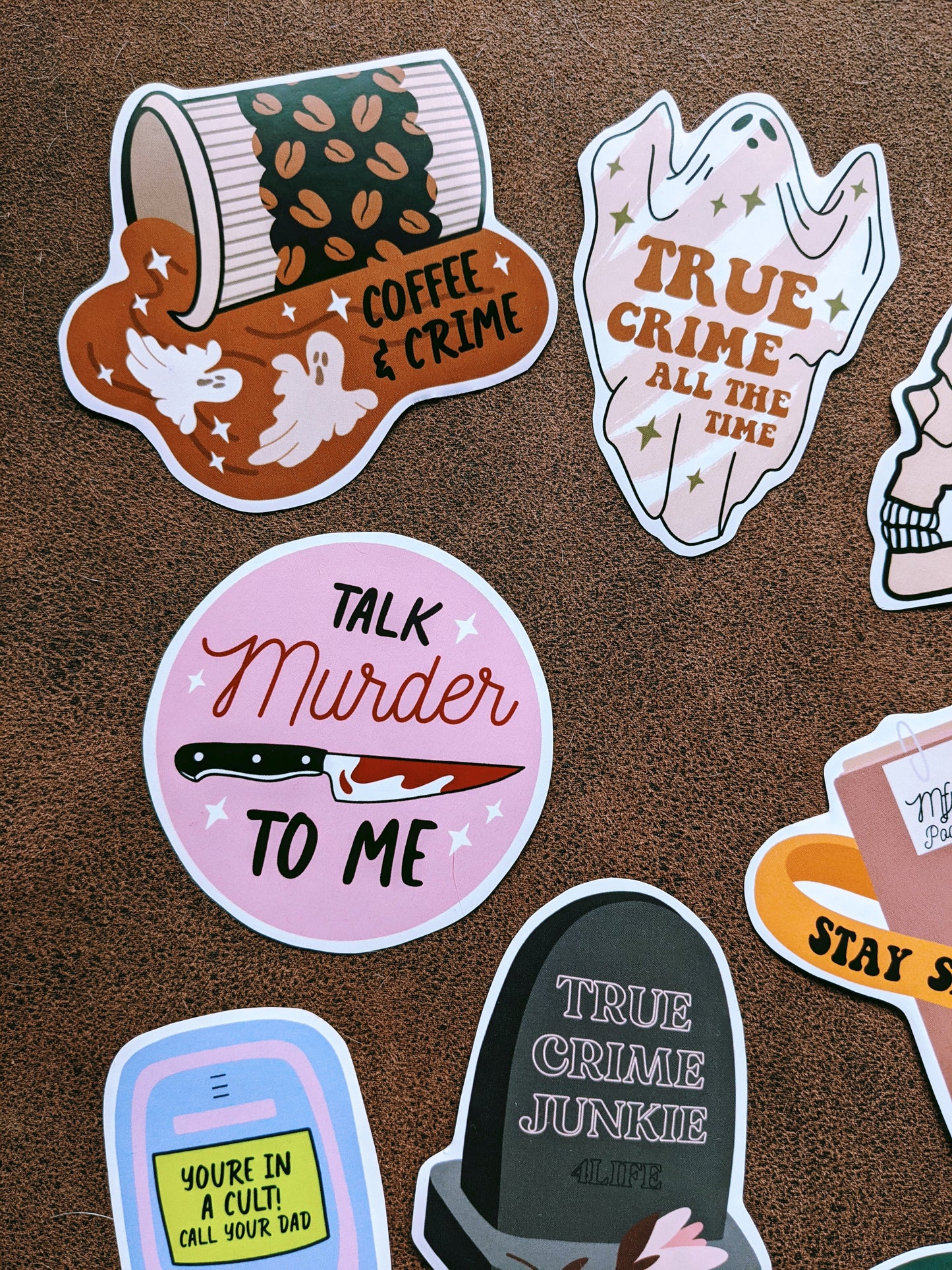 True Crime Stickerpack