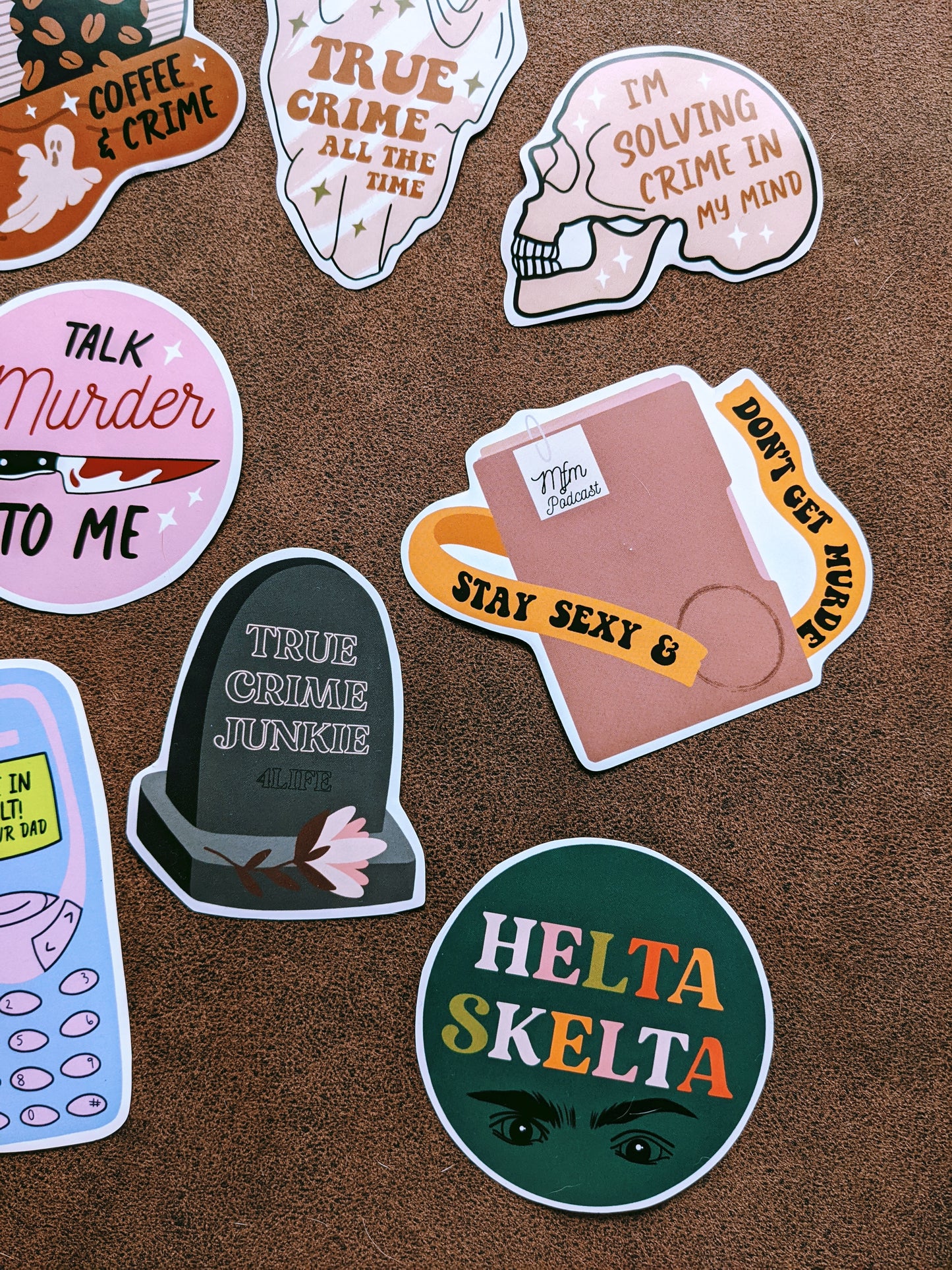 True Crime Stickerpack