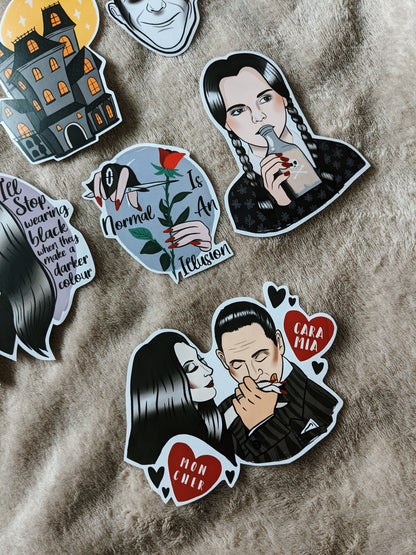 Addams Family Sticker Pack