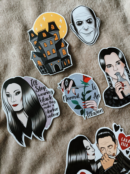 Addams Family Sticker Pack