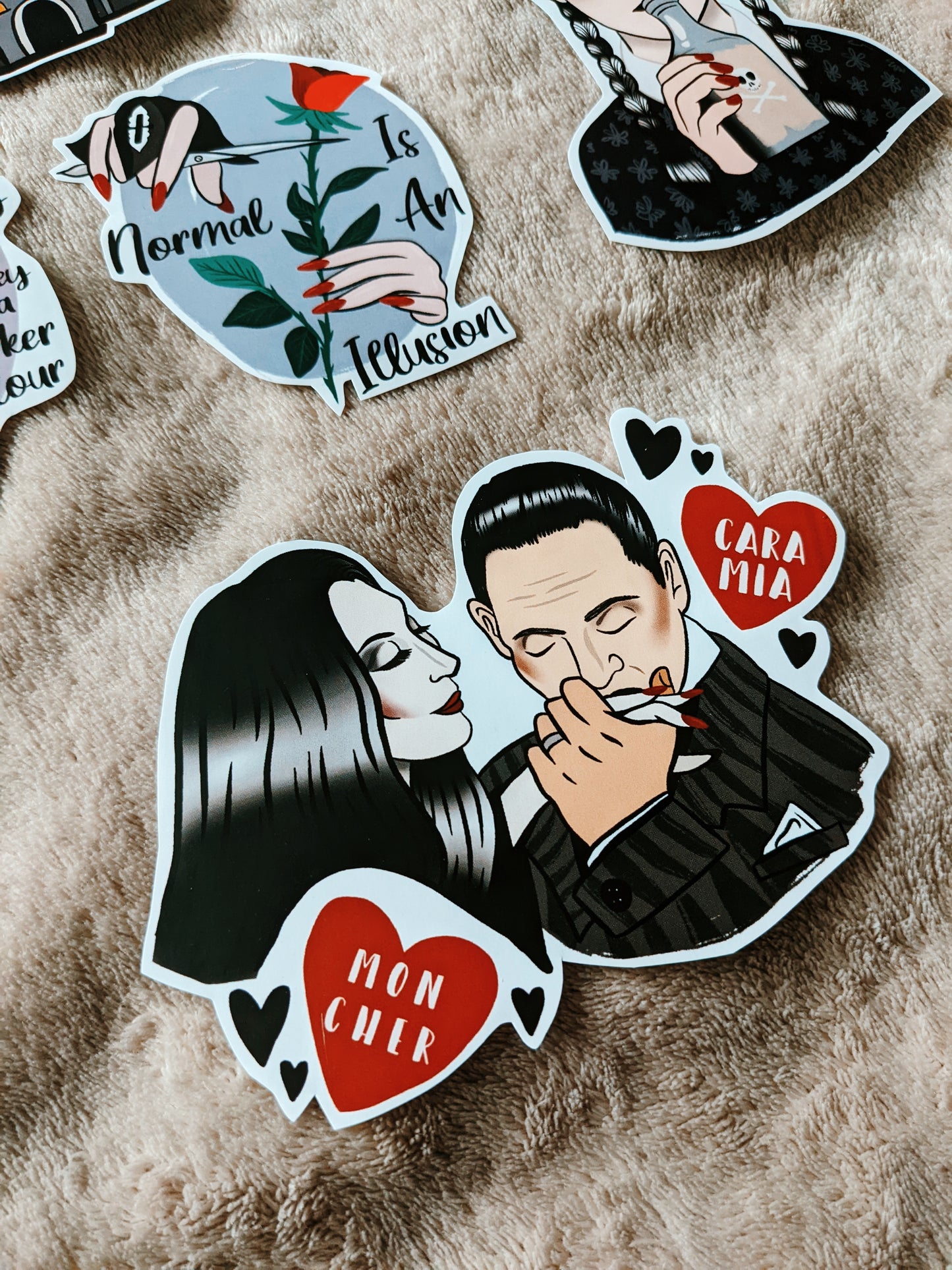 Addams Family Sticker Pack