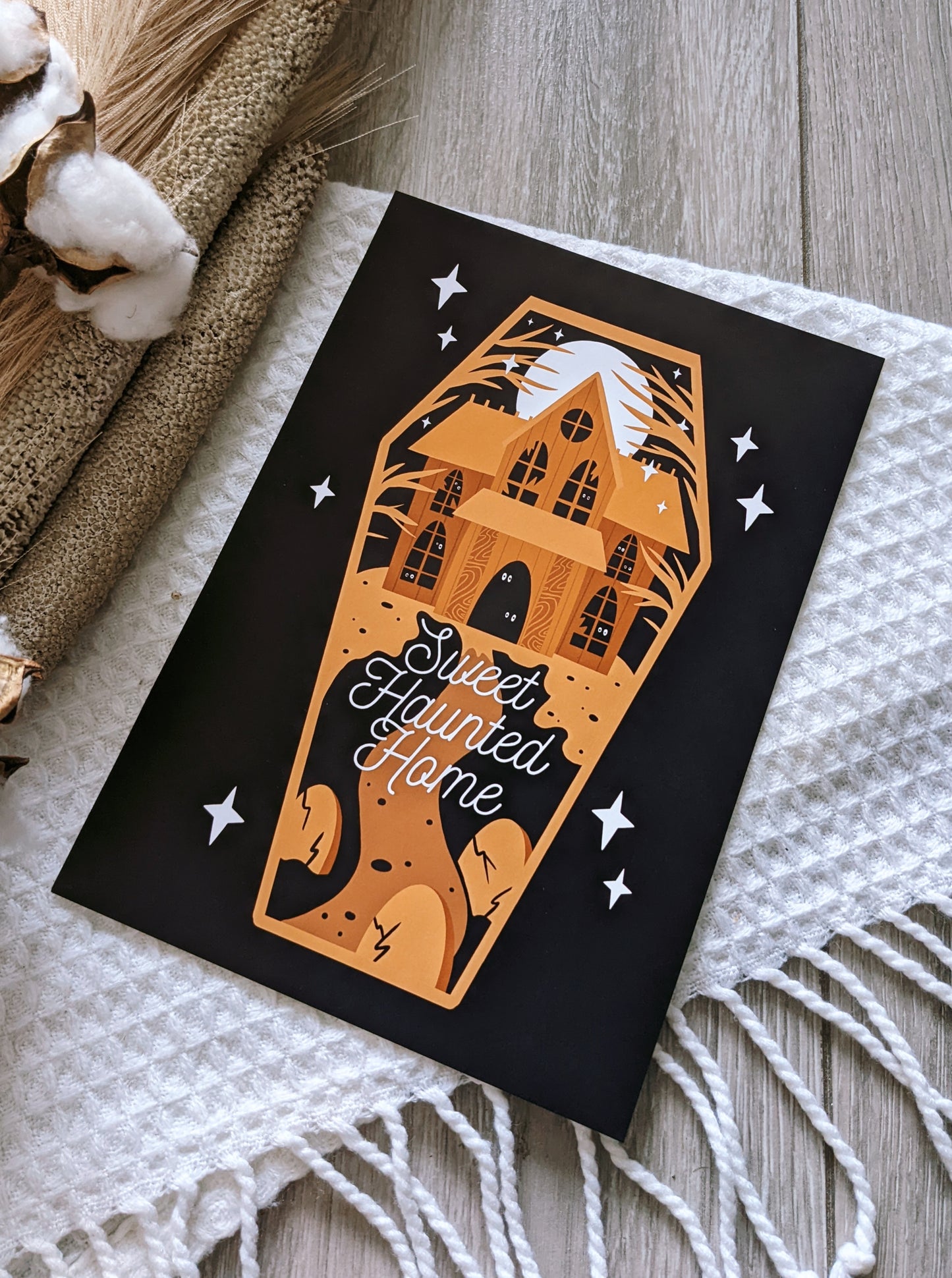 Sweet Haunted Home Art Print