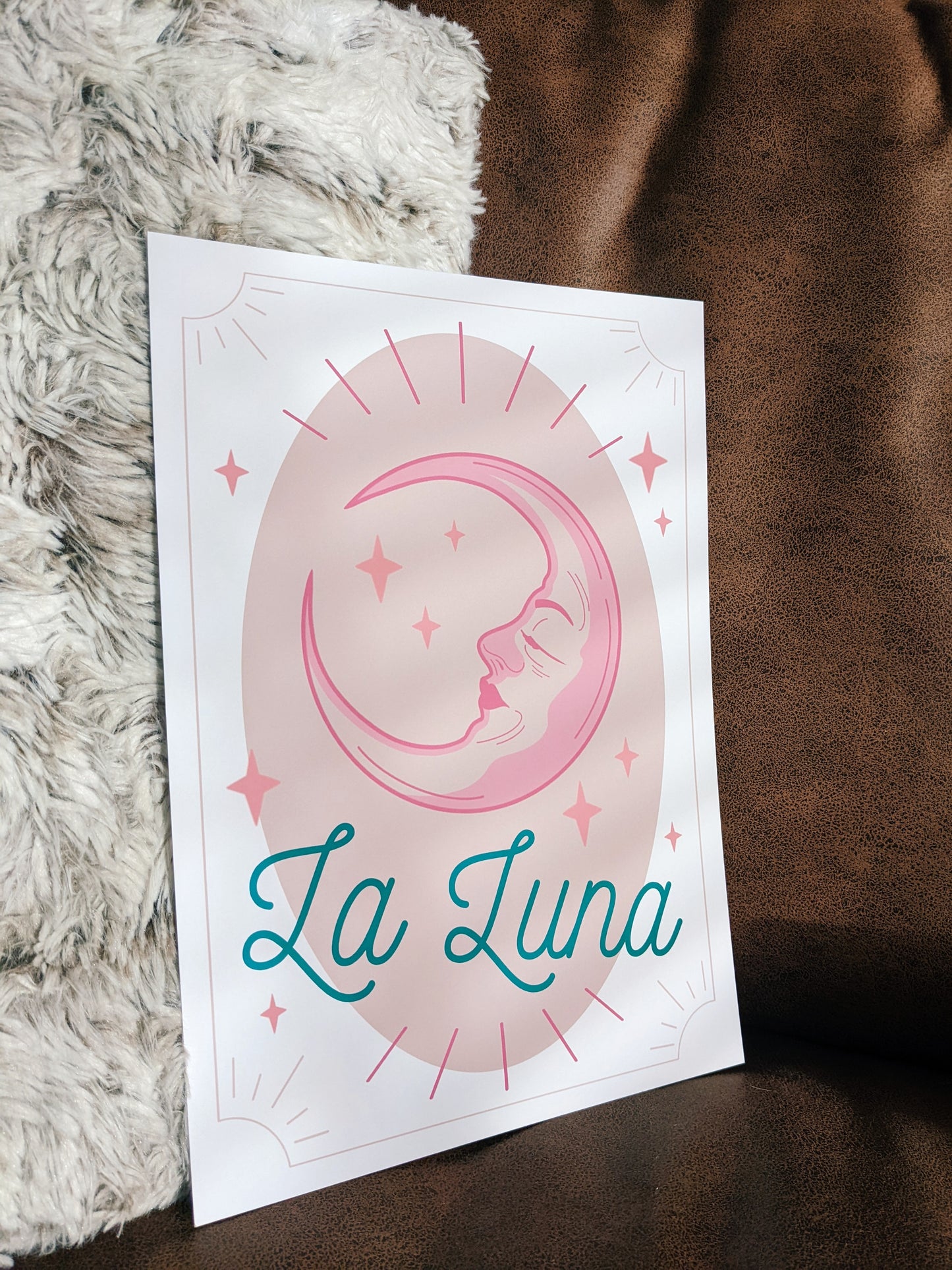 La Luna Tarot Style Art Print