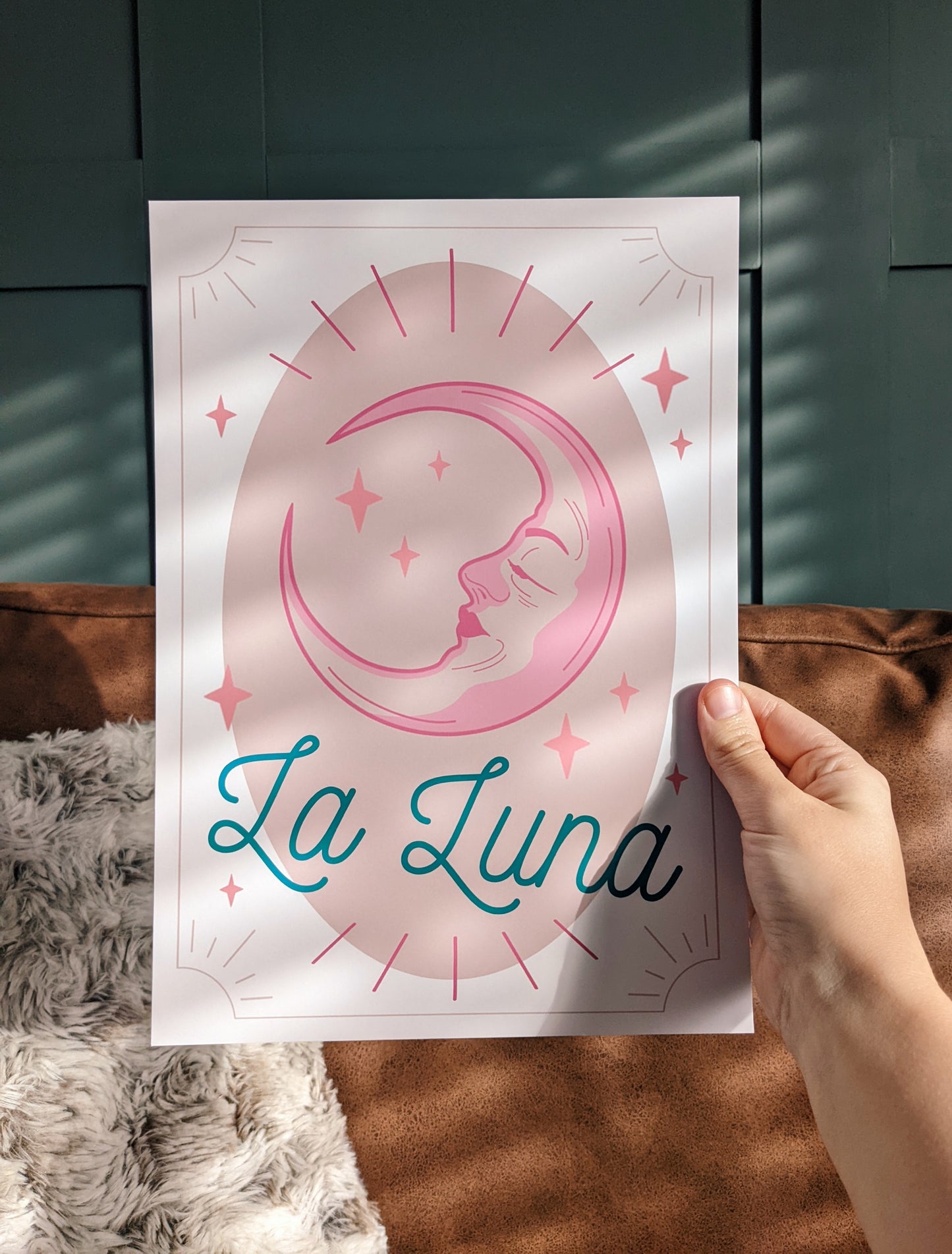 La Luna Tarot Style Art Print