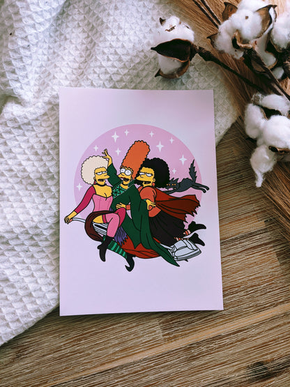 Simpsons Sanderson sisters Print