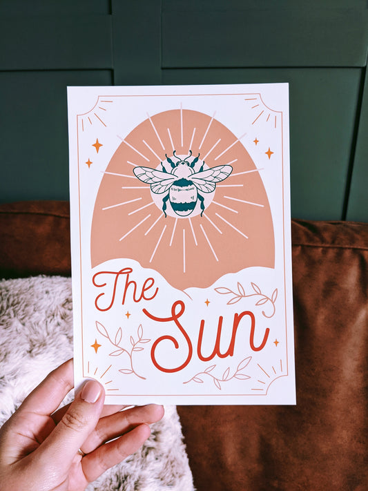 The Sun Tarot Style Print