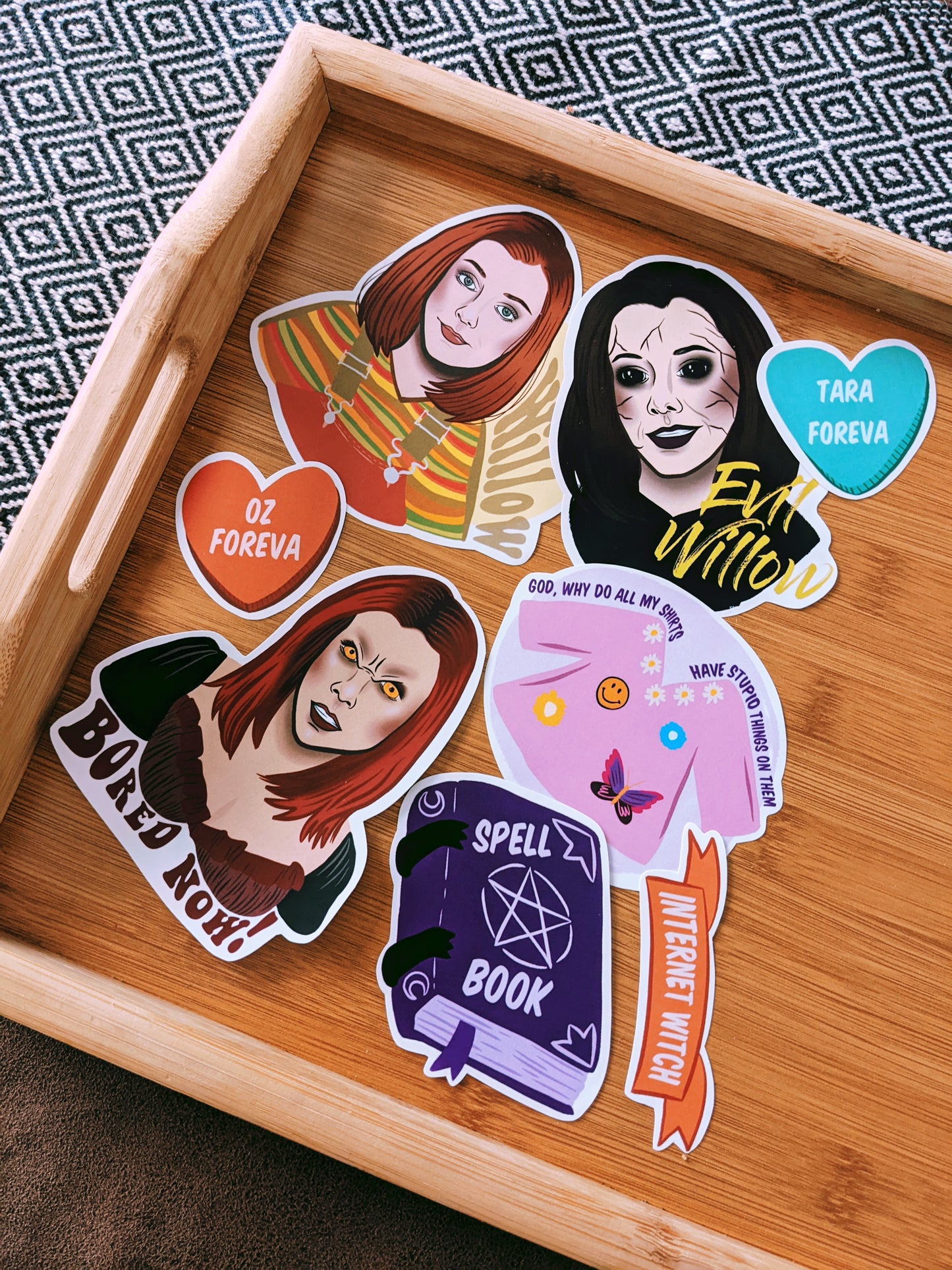 Buffy The Vampire Slayer Willow Sticker Pack