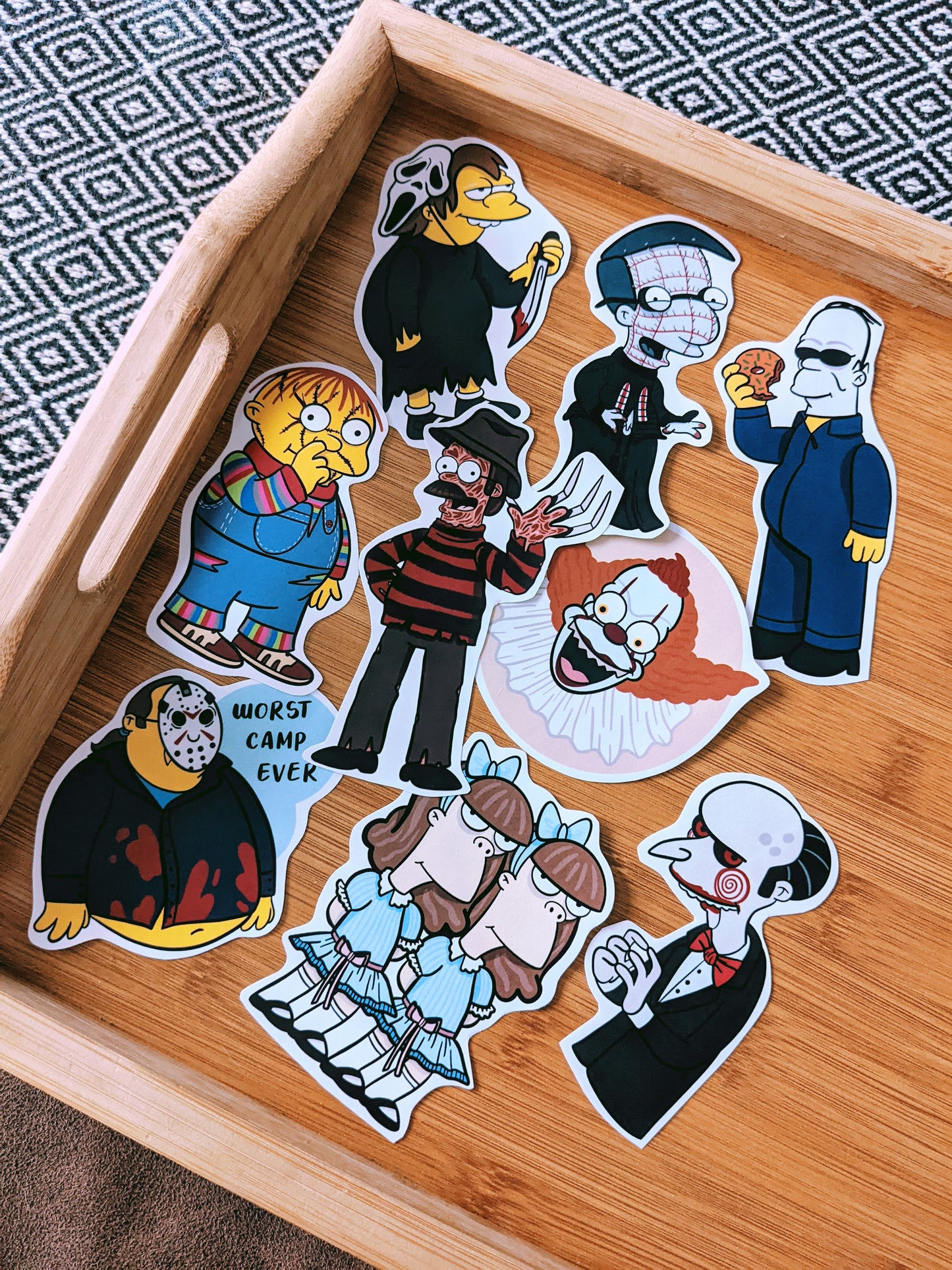 Horror x Simpsons Sticker Pack