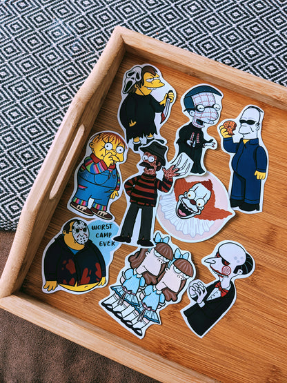 Horror x Simpsons Sticker Pack