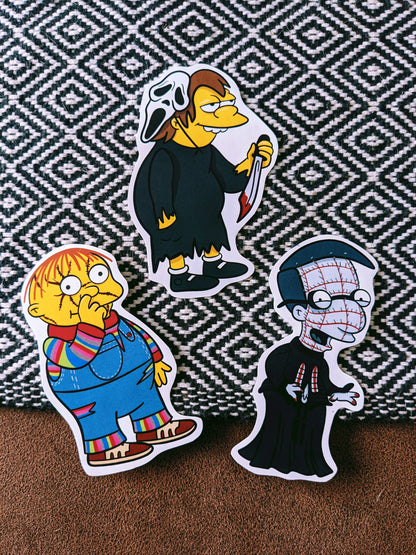 Horror x Simpsons Sticker Pack