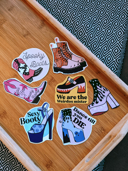 Spooky Boots Sticker Pack