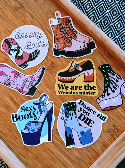 Spooky Boots Sticker Pack