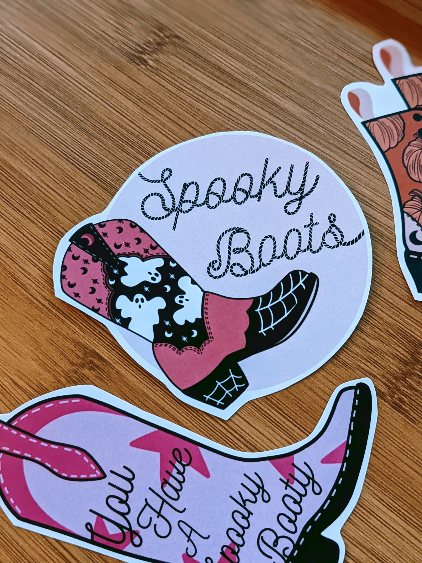 Spooky Boots Sticker Pack