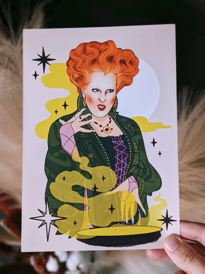 Winnie Sanderson Hocus Pocus Art Print